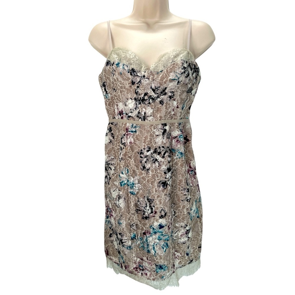 Victoria’s Secret‎ Floral Lace Slip Dress Babydoll Coquette Lingerie Sz 4